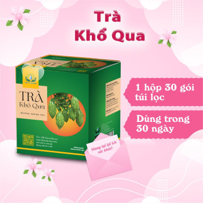 Trà Khổ Qua ( Mướp Đắng ) hộp 30 Túi Lọc Siêu Thị Thiên Nhiên