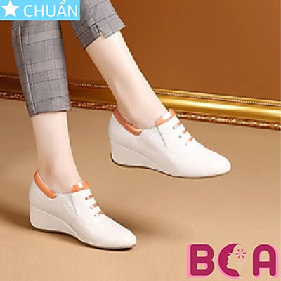 Giày đế xuồng nữ 4p RO624 ROSATA tại BCASHOP kết hợp thiết kế giày thể thao độc lạ và thời trang