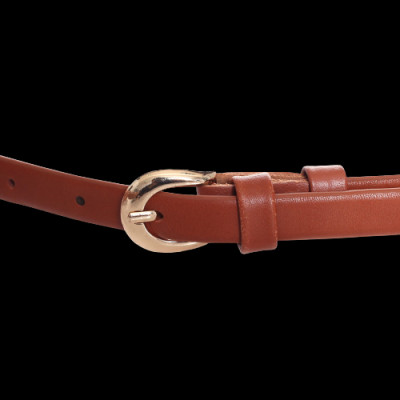 Thắt lưng nữ da thật Huy Hoàng cỡ nhỏ màu da HC5109