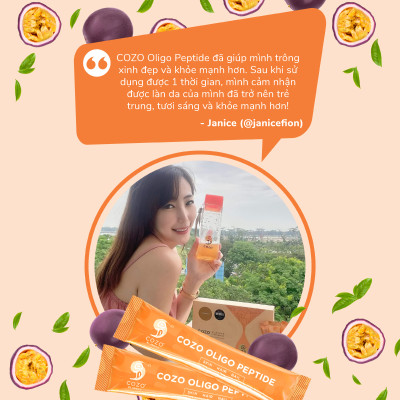 Bột Peptide COZO Oligo Peptide Giúp Tăng Cường Sản Xuất Collagen, Chống Lão Hóa, Làm Trắng Da và Dưỡng Ẩm 