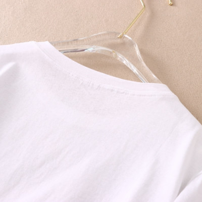 Áo thun nữ cổ tròn thiết kế giả yếm thắt nơ thời trang, chất thun mềm co giãn Haint Boutique A10