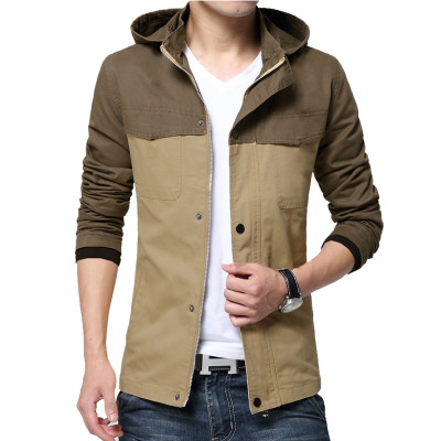 Áo khoác kaki nam 2 lớp có nón SITAKI thời trang cao cấp AKK15