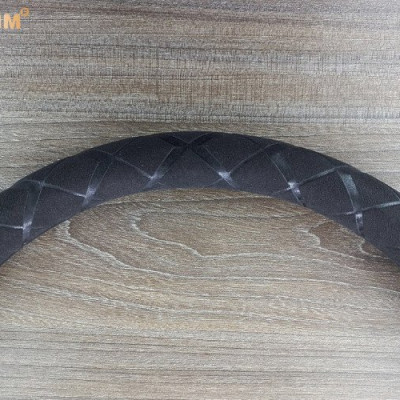 Bọc vô lăng cao cấp Macsim mã 8858 màu đen + xanh blue