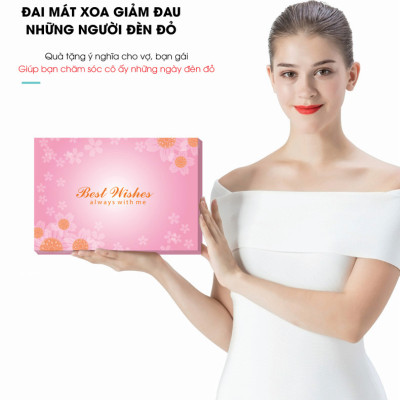 Đai Massage Bụng Giúp Giảm Đau Bụng Trong Kỳ Kinh Nguyệt, Ngày Đèn Đỏ , Hỗ Trợ Massage Hồng Ngoại Giữ Gìn Vóc Dáng Bằng Phương Pháp Nhiệt, Sử Dụng Siêu Vật Liệu Graphene - Tặng kèm máy massage mini