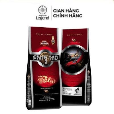 Combo 2 Bịch Cà Phê Trung Nguyên Legend Sáng Tạo 3 – Gói 340g – 100% Arabica, Vị Chua Thanh Nhẹ