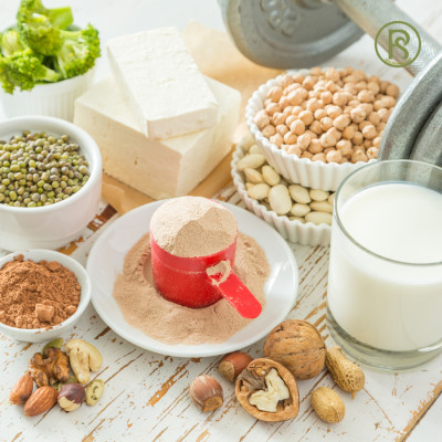 100G Đậu Gà Trắng Real Food Làm Salad, Hầm & Nấu Ăn Giàu Protein & Chất Xơ