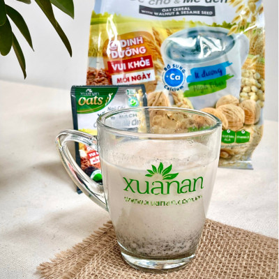 Combo 2 túi: Ngũ Cốc Yến Mạch Óc Chó Và Mè Đen 400G + Ngũ Cốc Dinh Dưỡng Canxi 400G [ít đường]