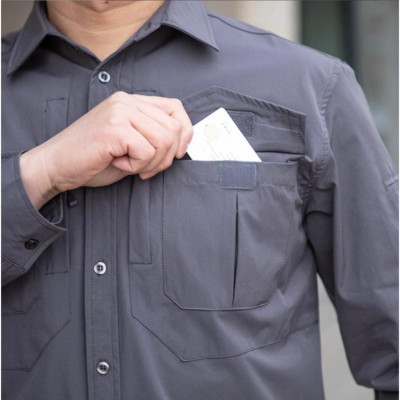 Áo sơ mi chiến thuật co giãn_nhanh khô_dã ngoại_phượt