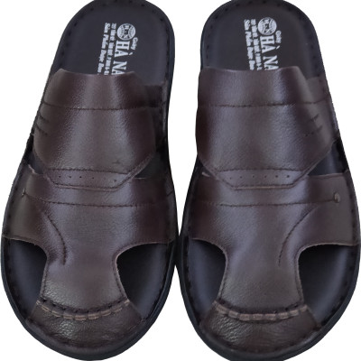 Dép bít mũi nam da bò thật HÀ NAM cao cấp GSB2041