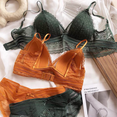 Bộ đồ lót ren ôm ngực tôn dáng không gọng kèm quần lót nữ cao cấp Q463 - Bộ lót nữ sexy - Đồ lót nữ - Bộ lót áo ngực kèm quần chip nữ