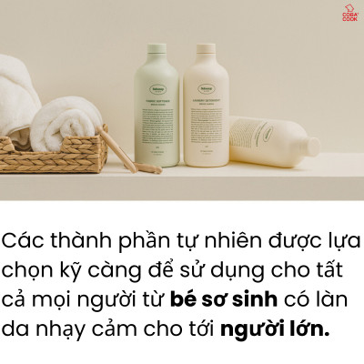 Nước Giặt Quần Áo Không Gây Kích Ứng Da Nhập Khẩu Hàn Quốc Bebesup