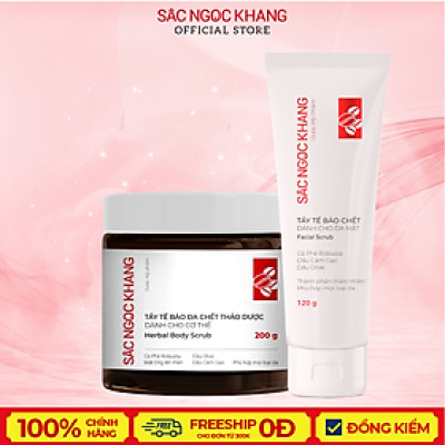 Tẩy tế bào chết cho cơ thể 200g Sắc Ngọc Khang