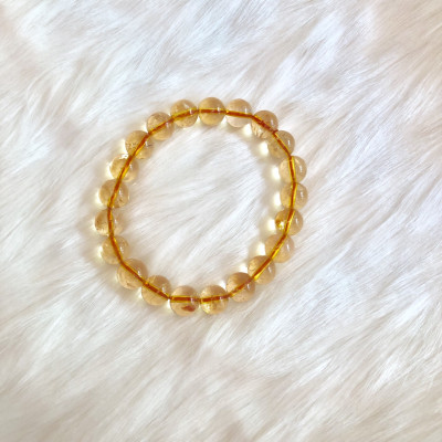 Vòng Tay Phong Thủy Đá Thạch Anh Vàng