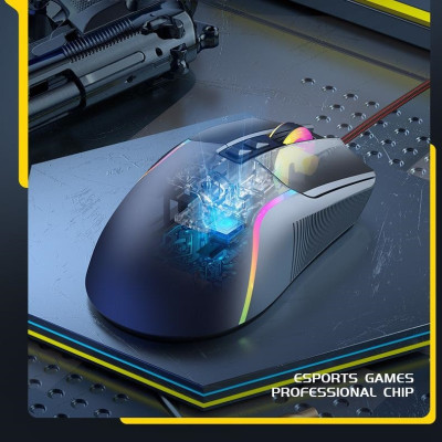 Chuột LED RGB 7200 DPI Gaming Mouse P19RGB cho máy tính , Laptop hàng nhập khẩu