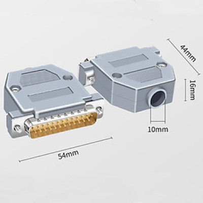 Đầu hàn Com LPT DB25 chân đồng vỏ ốp nhựa cứng HD-Link YL-2513. HÀNG CHÍNH HÃNG !!!