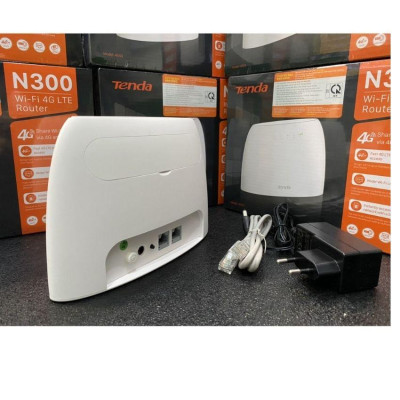 Bộ Phát Wifi 4G Tenda 4G03 dùng sim LTE Có Cổng Lan Chuẩn N300 - Hàng chính hãng