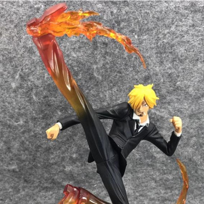 Mô Hình LED Sanji 16cm Hắc Cước Mô hình One Piece Cao Cấp, Figure Mô Hình Anmie One Piece Luffy Vua Hải Tặc