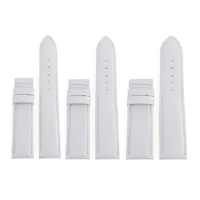 HJ8133-34-35-36 - Dây đồng hồ Huy Hoàng da bò size 22, 24, 26 màu trắng, cam, kem, tím nhạt