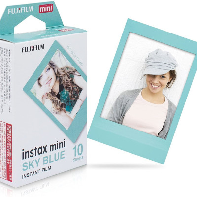 Film Instax Mini FUJIFILM - Viền màu - Giấy in ảnh cho máy chụp ảnh lấy liền Instax Mini - Hàng Chính Hãng