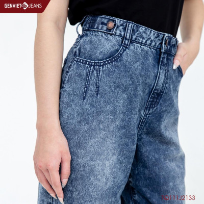 Quần Jeans Nữ Jogger GENVIET TQ111J2133