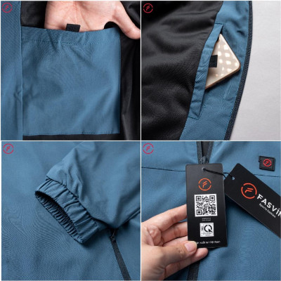 Bộ Quần Áo Gió Thể Thao Nam FASVIN BC22521.HN 02 Lớp Lót Thun Dày Dặn Ấm Áp Chất Vải Và Phom Dáng Rất Đẹp