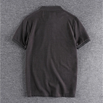 Áo thun có cổ phong cách Retro_chiến thuật_dã ngoại