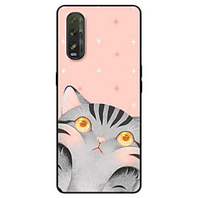 Ốp lưng dành cho Oppo Find X2 mẫu Mèo Hồng