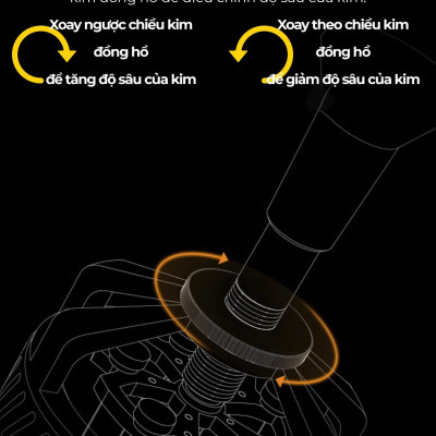 Feepie kim xoay tán đều bột THOR