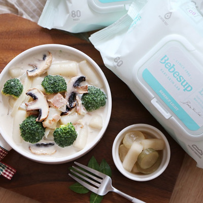 Combo 10 Gói Khăn Ướt Bebesup Light 80 Tờ/ Gói Nhập Khẩu Hàn Quốc Thương Hiệu Bebesup