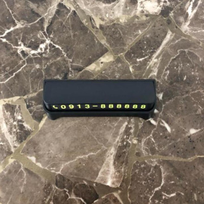 Bảng số điện thoại trang trí trên taplo ô tô, xe hơi (Mã RM-131Z)