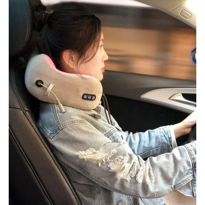 Gối Massage cổ Gáy Đa Năng Hình Chữ U 