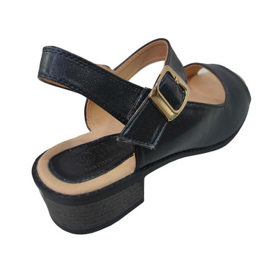 Giày Sandal Nữ Cao Gót HÀ NAM Da Bò Thật Thời Trang Cao Cấp 5cm DNU2135