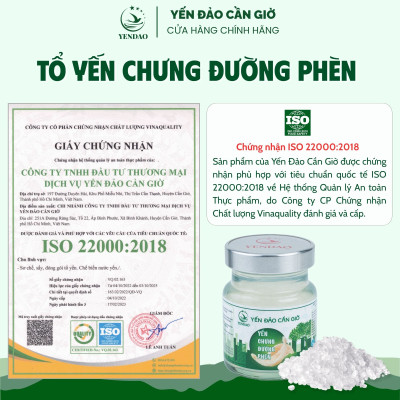 Yến Đảo - Hũ Yến Chưng Đường Phèn Bổ Dưỡng Hỗ Trợ Sức Khỏe Mọi Độ Tuổi Quà Tặng Cao Cấp 6 Lọ 70ml