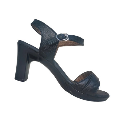 Giày Sandal Nữ Cao Gót HA NAM Da Bò Thật Cao Cấp 7cm DNU2131