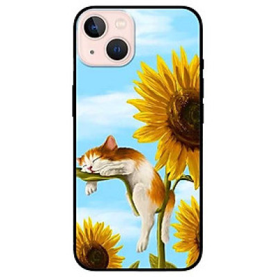 Ốp lưng dành cho Iphone 13 Mini - Iphone 13 - Iphone 13 Pro -  Iphone 13 Pro Max - Mèo Ngủ