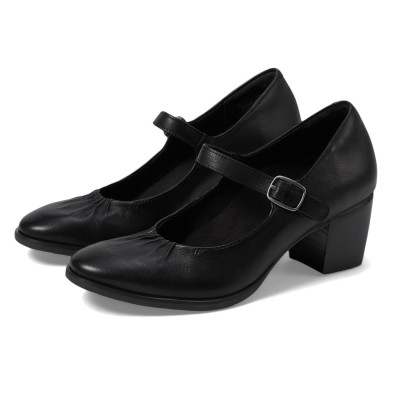 Giày cao gót sức khỏe nữ Aetrex Sara Black - Giày bít gót cao 6p, đế đệm giảm đau chân