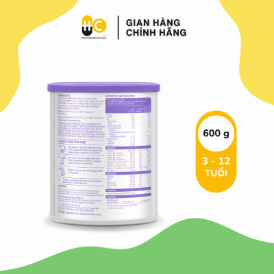 Sữa dinh dưỡng Bubs Organic Grass Fed Milk Growing Up Nutrition 600g