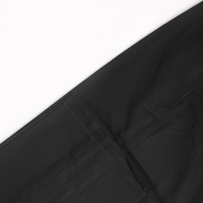 Quần tây nam Khatoco không ly màu đen xám (tặng vớ cao cấp)