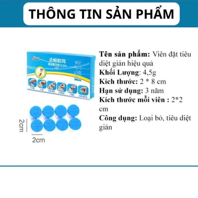 Combo 2 hộp thuốc diệt gián sinh học Housheng, diệt tận gốc tất cả các loại gián, hiệu quả, an toàn.