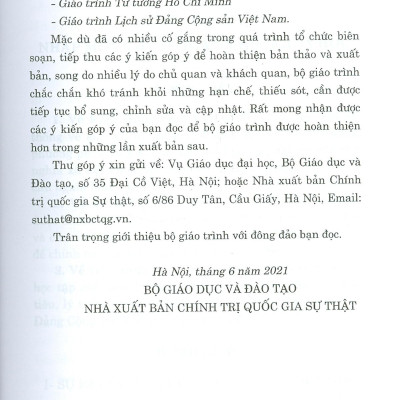 Giáo Trình Chủ Nghĩa Xã Hội Khoa Học (Dành Cho Bậc Đại Học Hệ Chuyên Lý Luận Chính Trị)