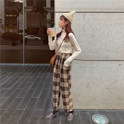 Quần Thô nữ kẻ caro 325, Cực đẹp đầy cá tính