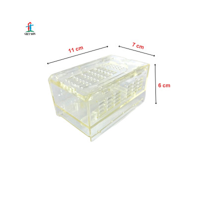 Lồng Nhốt Ong Chúa Hộp Lớn VIETSON Có 2 Loại Nhíp Gắp An Toàn Cho Người Nuôi Ong