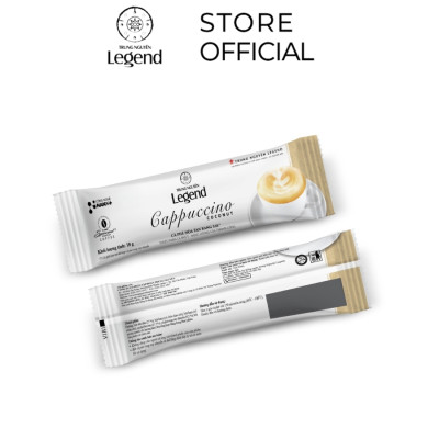 Cà Phê Trung Nguyên Legend Cappuccino Coconut – Hộp 12 Gói – Cà Phê Dừa Thơm Béo, Đậm Hương Vị Nhiệt Đới