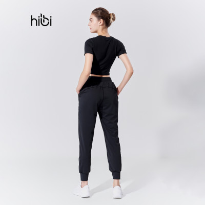 Quần Jogger Tập Yoga Gym Hibi Sports QD319, Kiểu Jogger Có Túi Phối 2 Bên