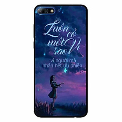 Ốp lưng in cho Huawei Y7/ Y7 Prime 2018  Mẫu Luôn Có Một Vì Sao
