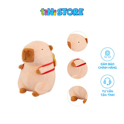 Gấu Bông Capybara Đeo Túi Đồ Ăn Dễ Thương Value Toys 30cm Cho Bé - Mẫu ngẫu nhiên
