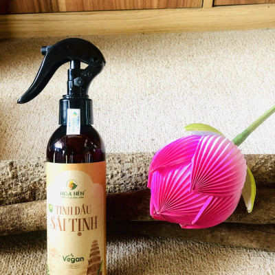 Tinh dầu xịt Sái Tịnh 100ml- Hoa Nén - Vegan - Kh.ử m.ùi, làm sạch kh.ông gi.an th.ờ t.ự, ng.ăn c.ôn tr.ùng