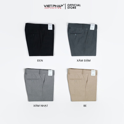 Quần Tây Nam VIỆT PHÁP Form Classic Không Ly Chất liệu Cao Cấp Chống Nhăn, Độ Bền Cao 2028