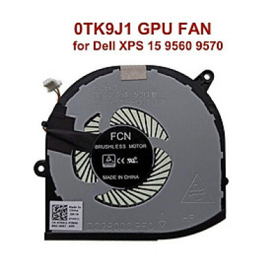 【 Ready stock 】GPU Cooler Radiator 5v Fan For PC Cooling Fans for Dell XPS 15 9560 9570 Precision 5520 5530 Series 0TK9J1 TK9J1 DC28000IPF0 NEW