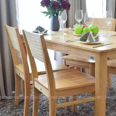 Bàn Gumi gỗ cao su [chỉ bàn]